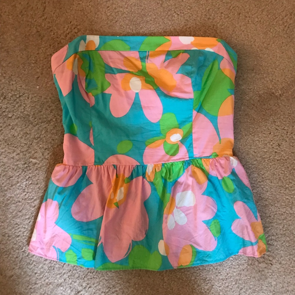 Lily Pulitzer peplum top